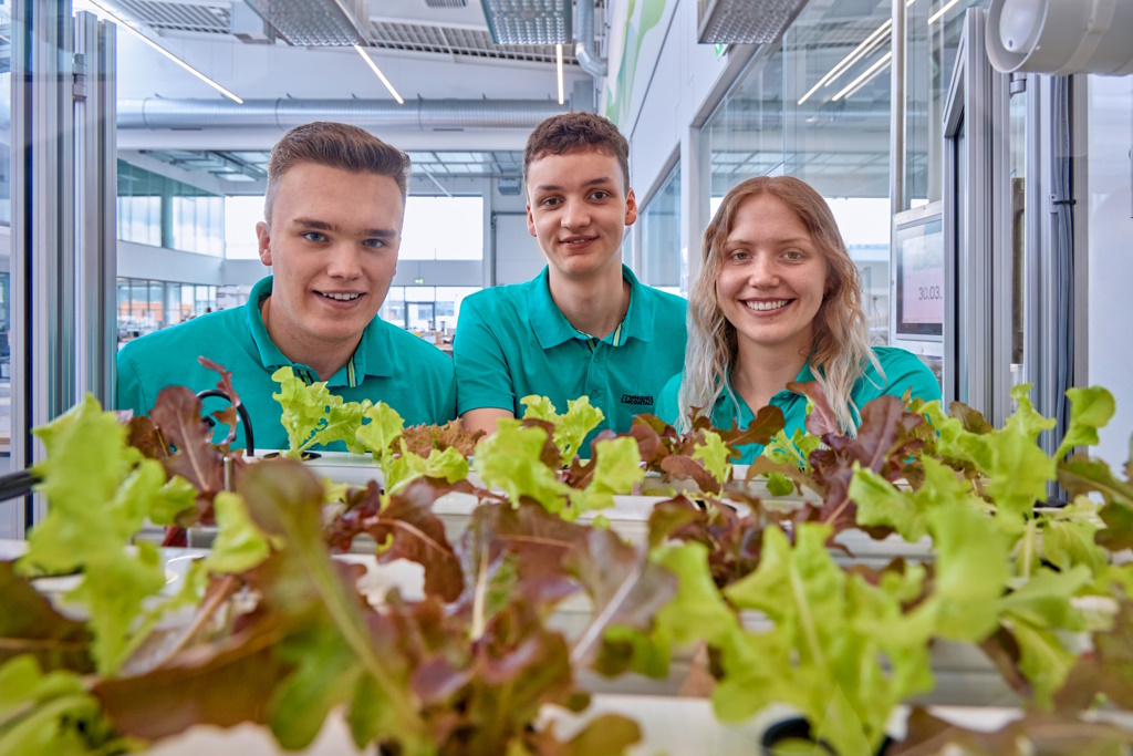 Studierende heben Gemüseanbau auf neue Ebene