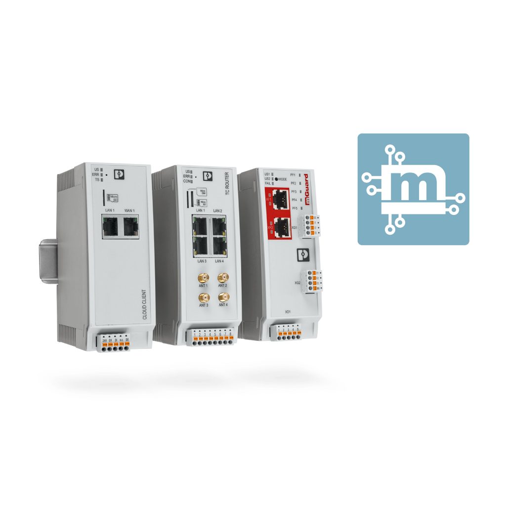 The robust industrial routers from the Blomberg-based automation specialist connect various networks for remote maintenance and protection of the local network.