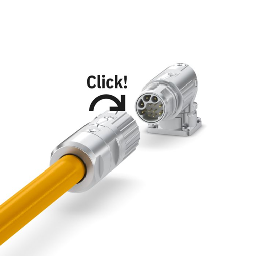 Compact wiring: M17 PRO HYBRID with ONECLICK fast-locking system for quick mounting