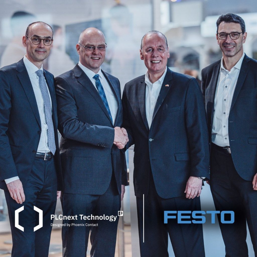 PLCnext Technology: Festo e Phoenix Contact firmam parceria tecnológica estratégica