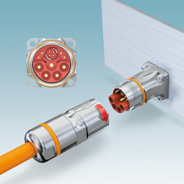 New M23 hybrid plug-in connectors for signal, data, and power transfer ...