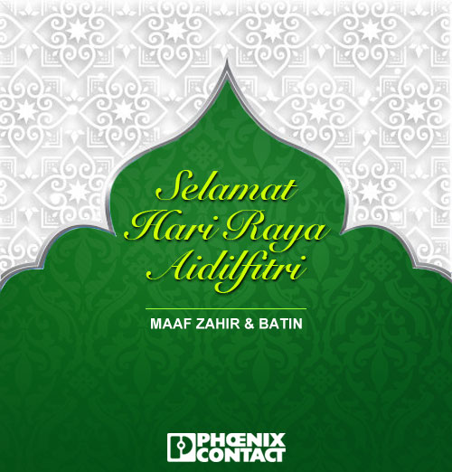 Wishing all Muslims Selamat Hari Raya Aidilfitri